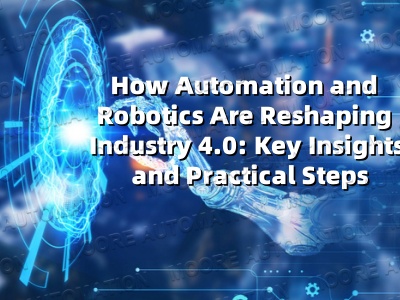 Industry 4.0 and Automation: Revolutionizing Manufacturing